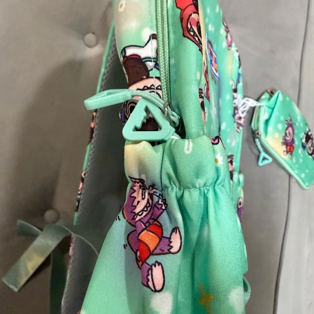 Labubu Mint Green Backpack with adorable celestial design, Brand New With Tags - Picture 9 of 14